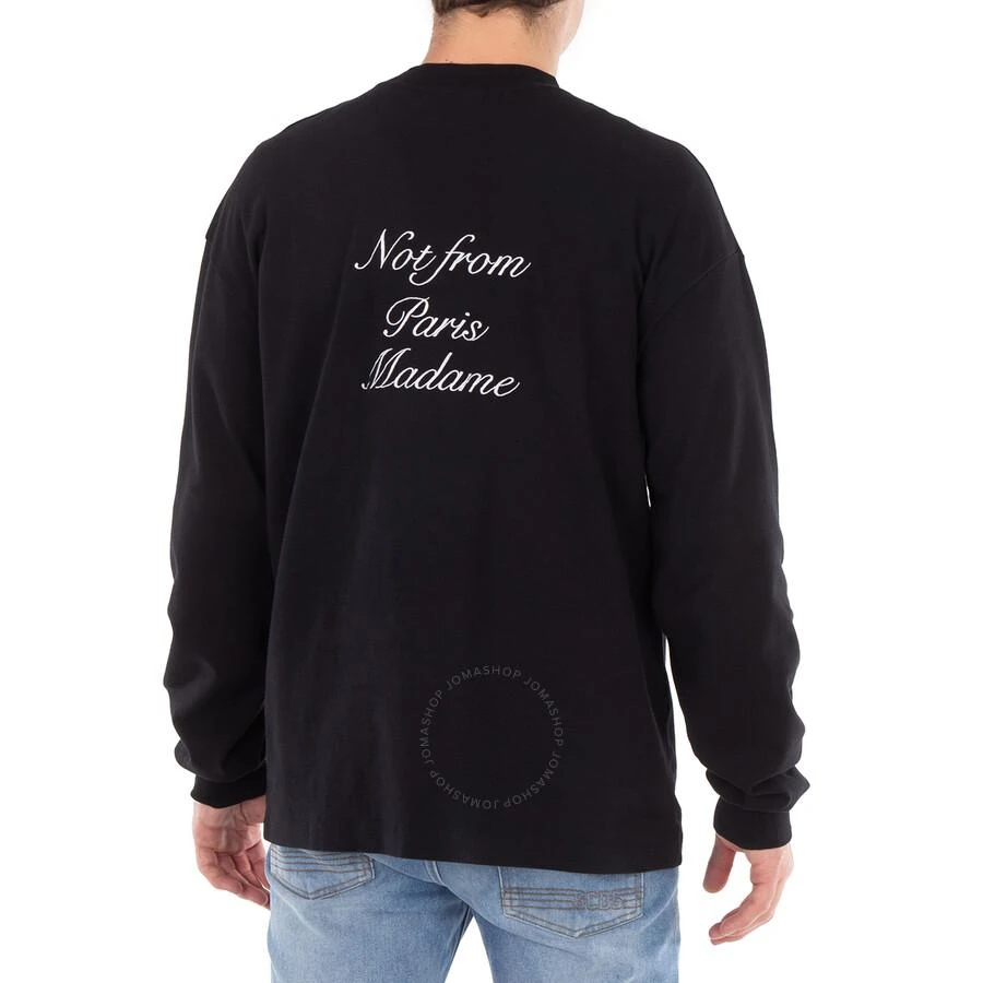 Drôle de Monsieur Men's Black Slogan Le T-Shirt 3