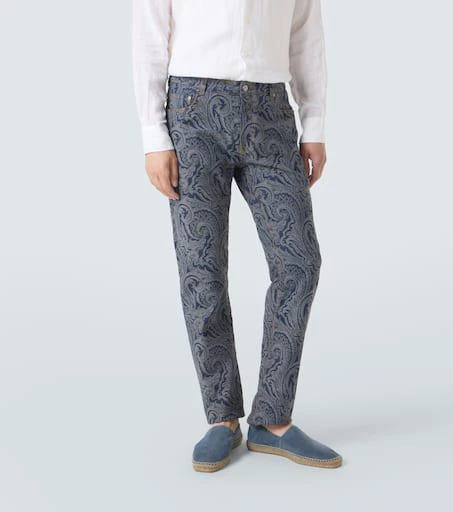 ETRO Roma paisley slim jeans 3