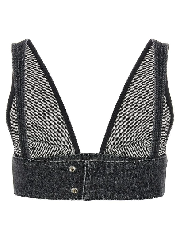 Diesel Diesel De-Elly-S Oval D Plaque Denim Top 2