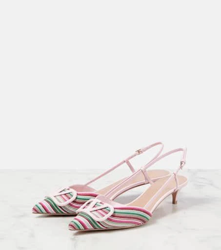 Valentino VLogo Signature slingback pumps 5