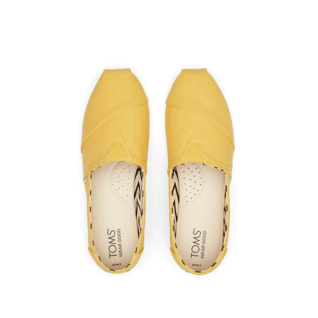 TOMS Shoes Classic Alpargata Pineapple Yellow Heritage Canvas 6