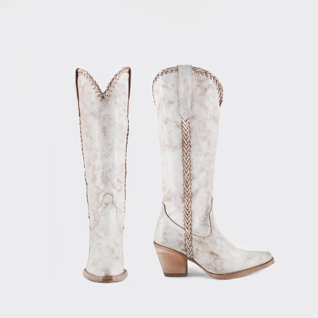 Buck & Brana Kenia Cowgirl Leather Boots - Elegant Western Footwear By  ken