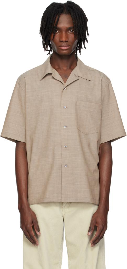 新品 SILK BROAD BUTTON DOWN SHIRT 3 Auralee Silk Broad Button Down Shirt - Sax Blue Chambray