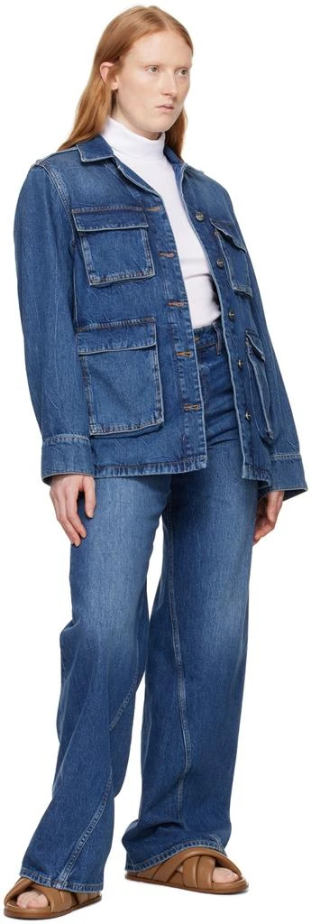 ANINE BING Blue Briley Jeans 4