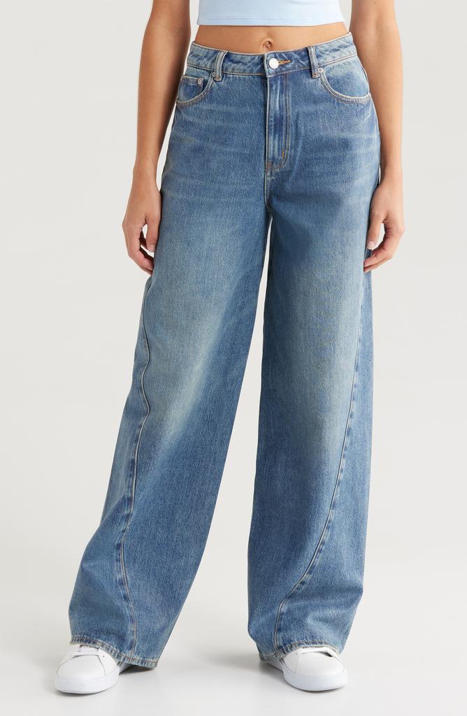 PURPLE BRAND/Twisted Baggy ジーンズ Purple Brand Twisted Coated Baggy Wide Leg Jeans - Pants