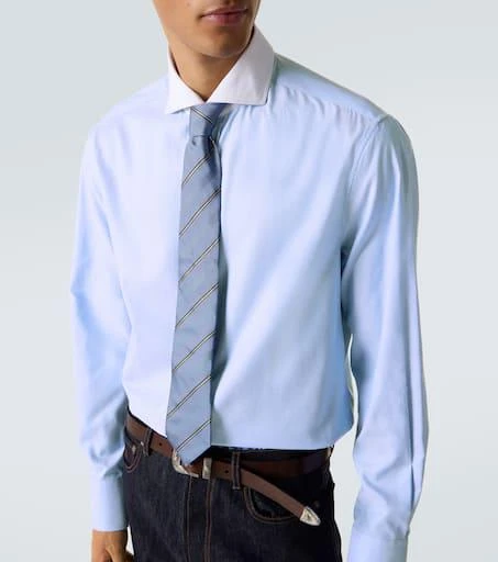Brunello Cucinelli Cotton poplin shirt 5