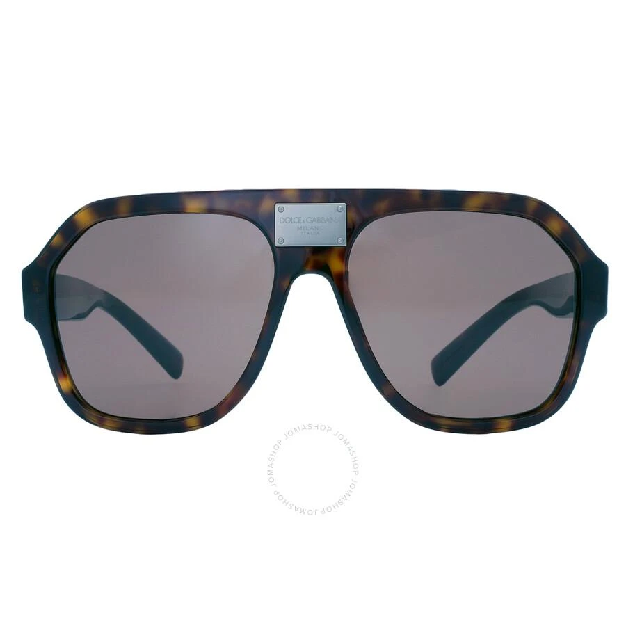 Dolce & Gabbana Open Box - Dolce and Gabbana Dark brown Navigator Men's Sunglasses DG4433 502/73 58 1