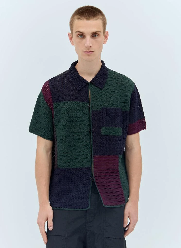 thisisneverthat Thisisneverthat® Patchwork Crochet Shirt 1