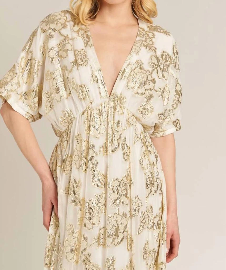 En Creme En Creme - Sands Foil Maxi Dress 6
