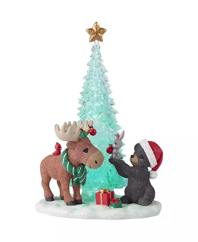 Precious Moments It Moose Be Christmastime LED Resin, Acrylic Figurine 1