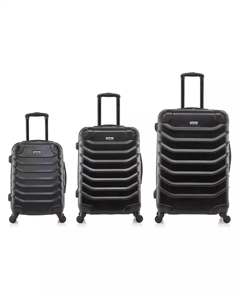 InUSA Endurance Lightweight Hardside Spinner Luggage Set, 3 piece ...