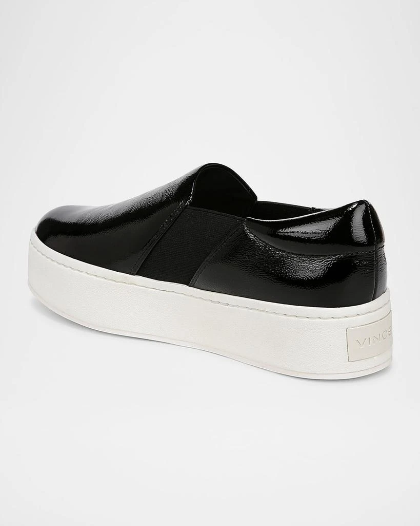 Vince Warren Leather Platform Slip-On Sneakers 3