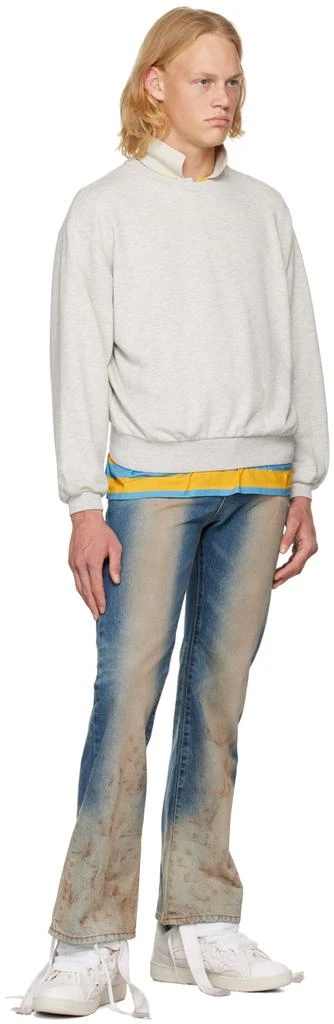 ERL Gray Crewneck Sweatshirt 4