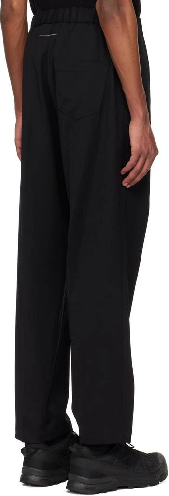 MM6 Black Tailoring Wool Trousers 3