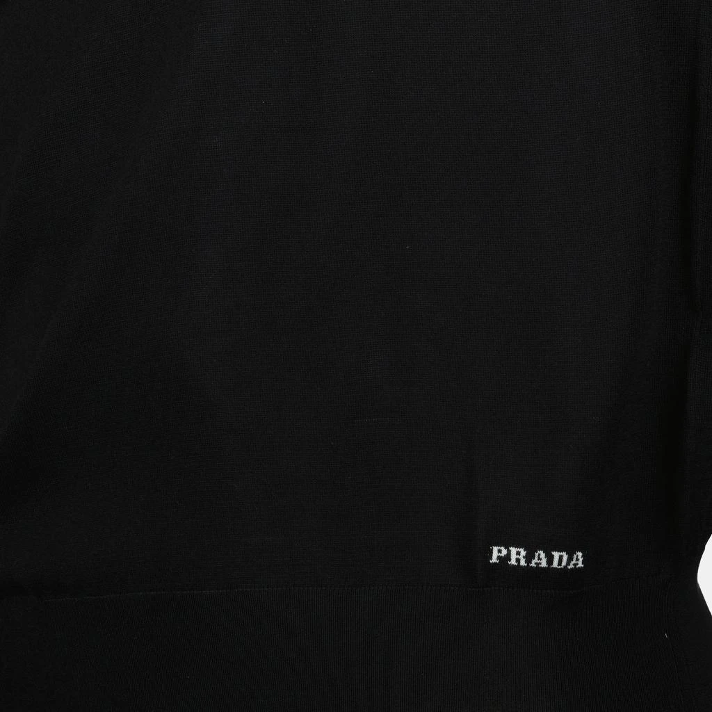 Prada Prada Logo-Jacquard Short-Sleeved Polo Shirt 3