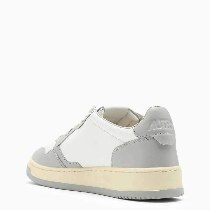 AUTRY Medalist white/grey leather trainer 5