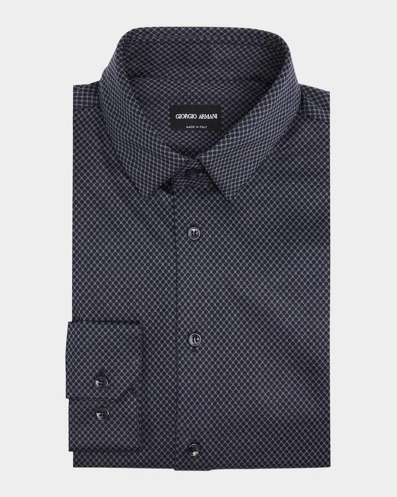Shop Men's Micro-Circle Point Collar Dress Shirt on Sale at