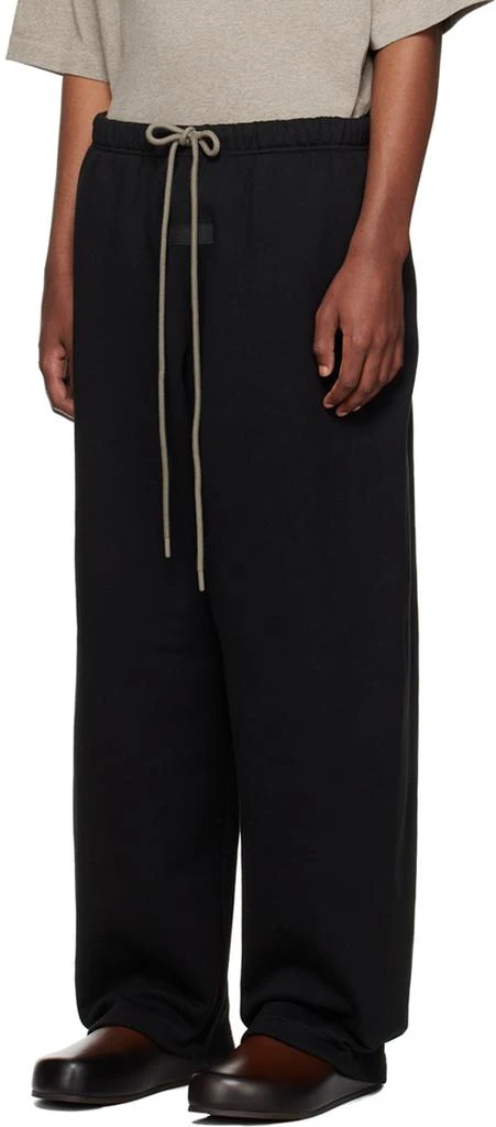 Essentials Black Drawstring Lounge Pants 4