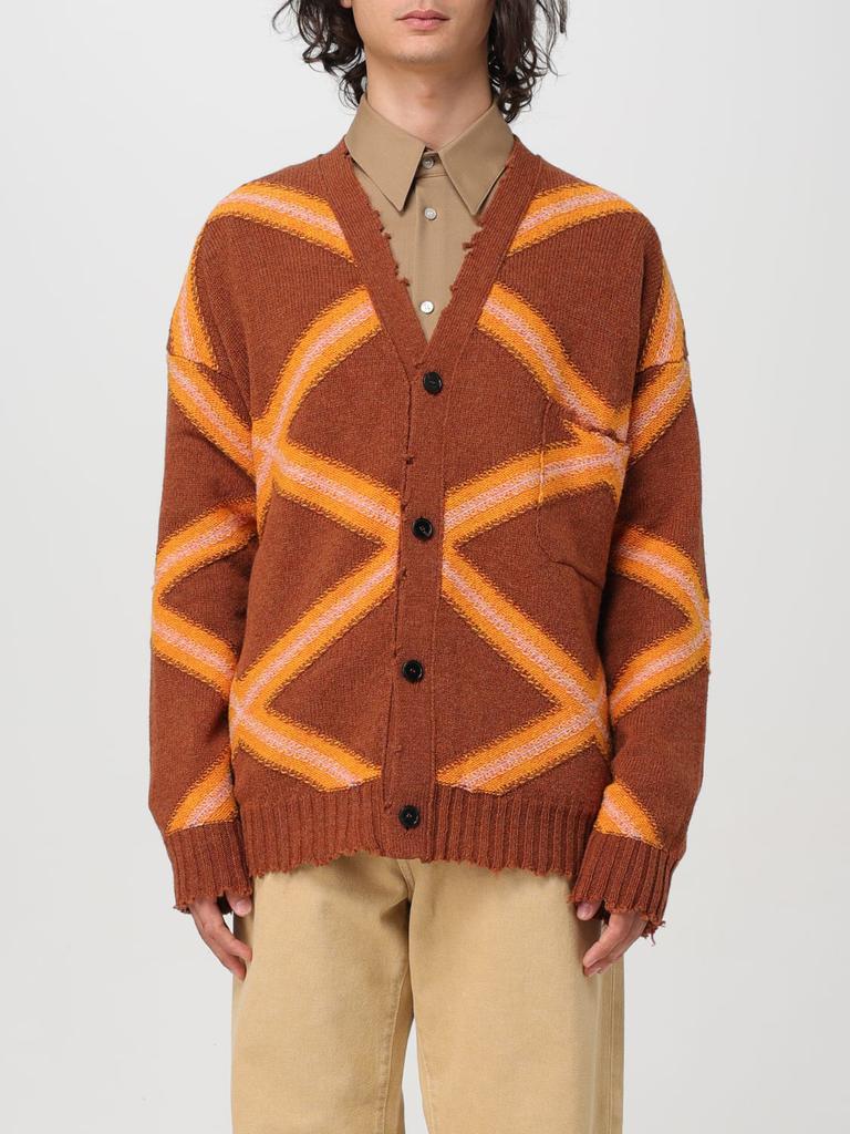 JW Anderson Tan & Orange Anchor Logo Hoodie - Hoodies
