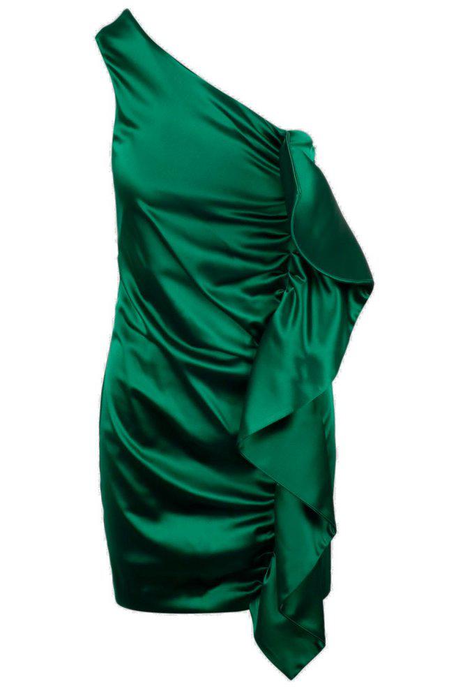 P.A.R.O.S.H. P.A.R.O.S.H. Alix One-Shoulder Midi Dress
