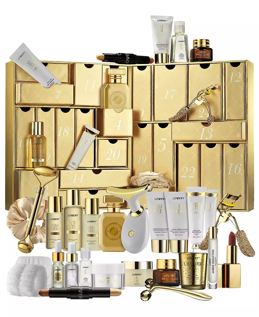 Lovery 24-Pc. Luxury Skincare and Beauty Advent Calendar Set
