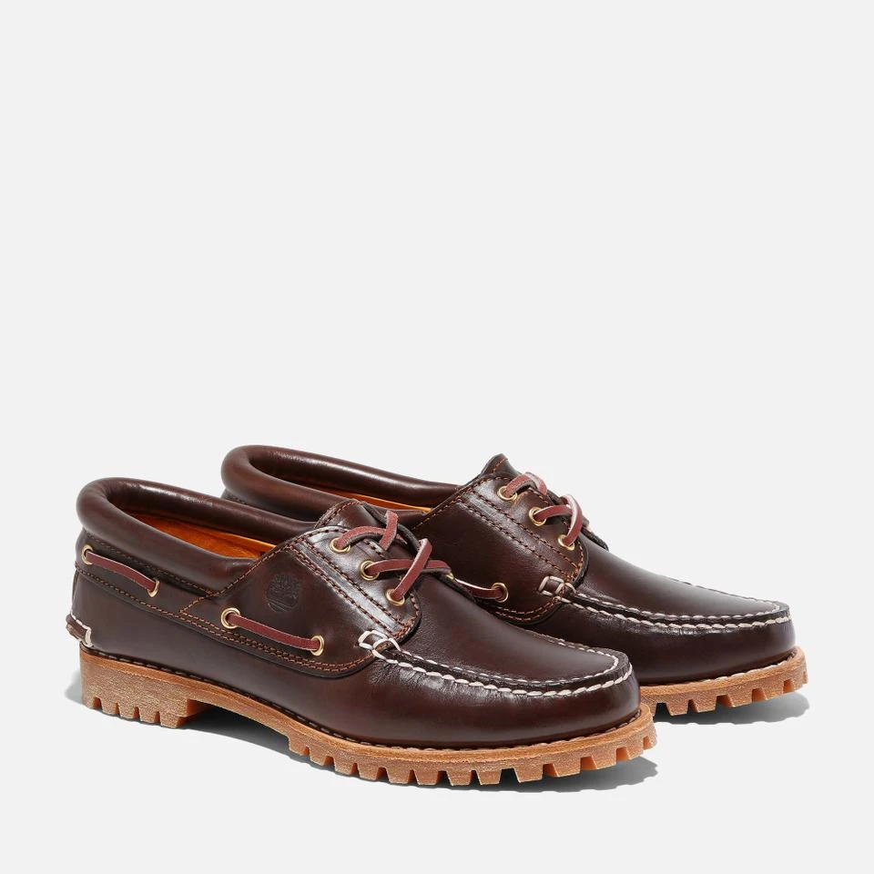 Timberland TIMBERLAND WOMEN'S NOREEN LEATHER BOAT SHOES 4
