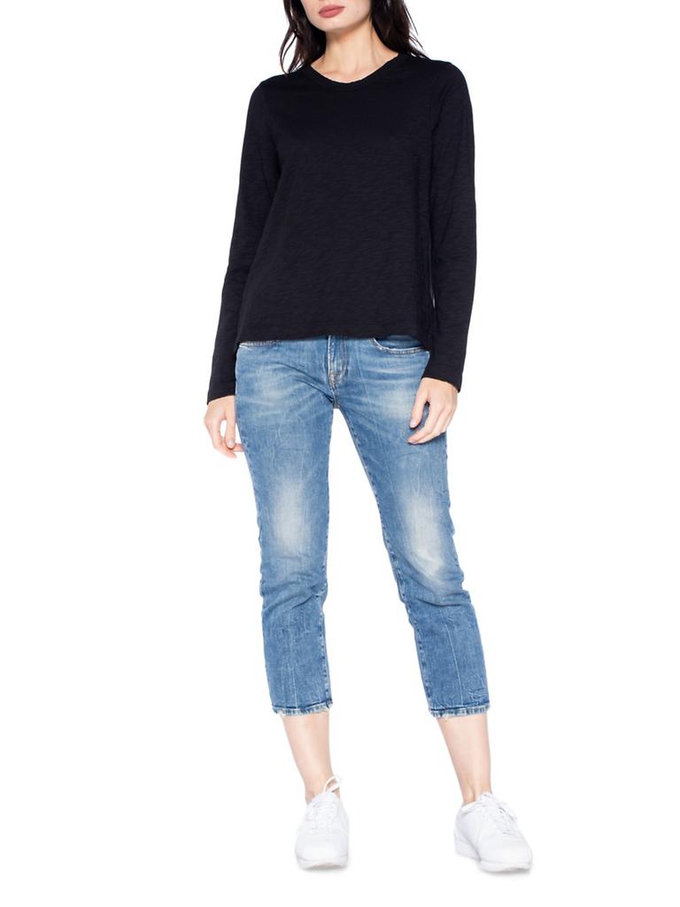 Wilt Baby Fit Long Sleeve Shrunken Crewneck Tee