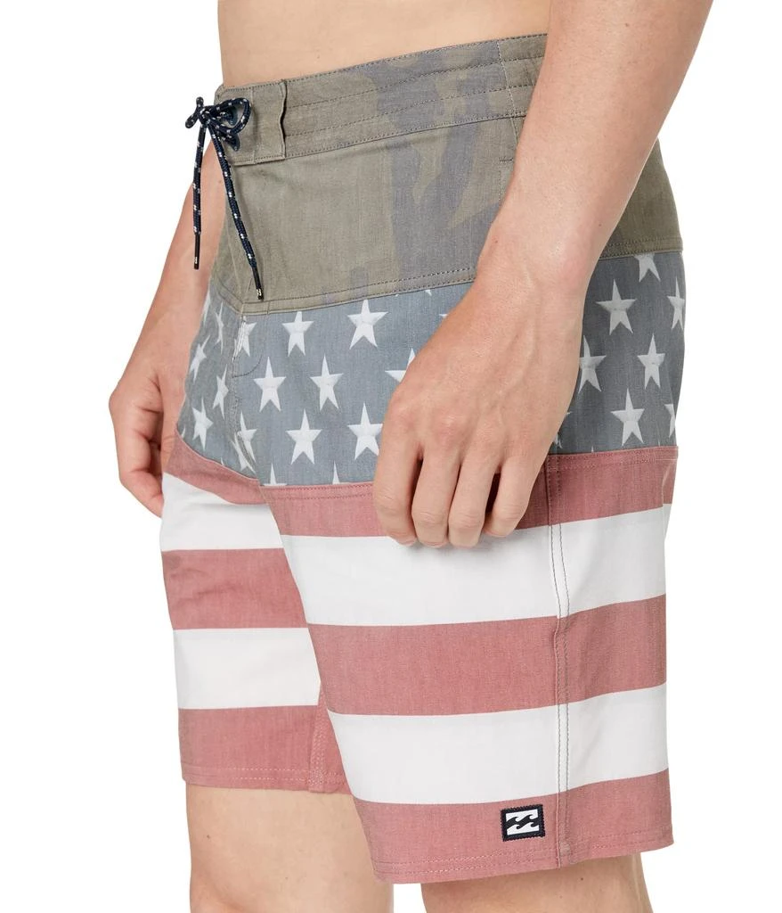 Billabong Stars and Stripes Tribong Lo Tides 19" Boardshorts 3