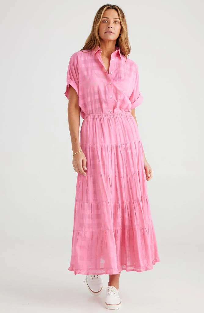 Brave+True Wonderland Tiered Cotton Maxi Skirt 4