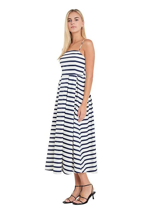 English Factory Factory Striped Midi Dress 3