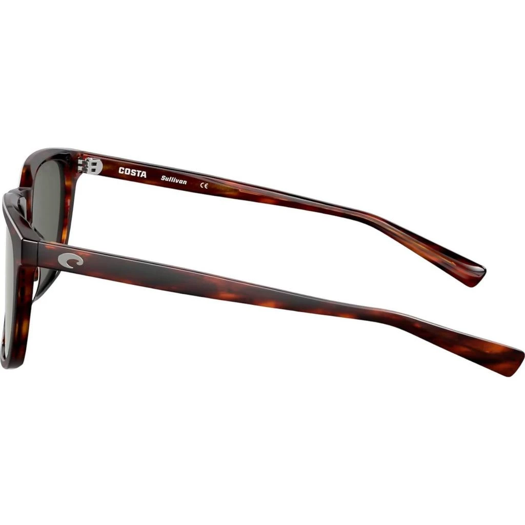 Costa Del Mar Sullivan Sunglasses In Matte Tortoise Gray Silver Mirror Polarized Glass 4