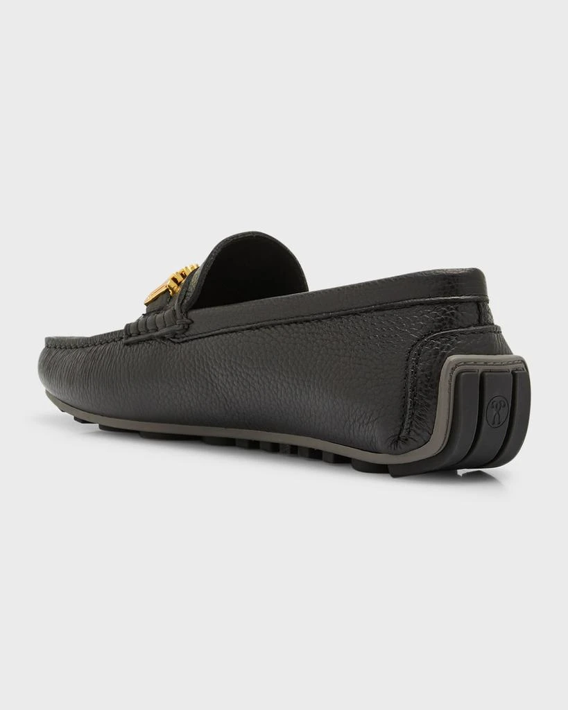 Moschino Men's Logo Leather Drivers 3