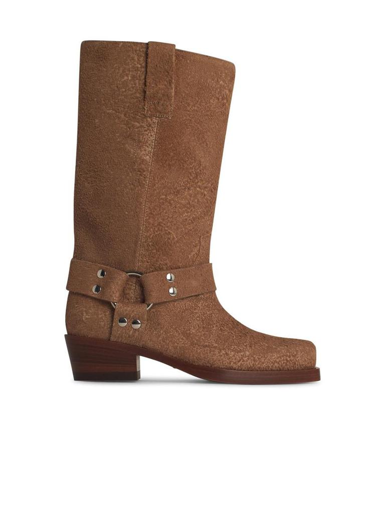 ロングブーツ PARIS TEXAS \"INES REVERSE\" MIDCALF BOOT T. 7,5 Paris Texas Tan Ines Reverse Midcalf 75 Tall Boots - Shoes