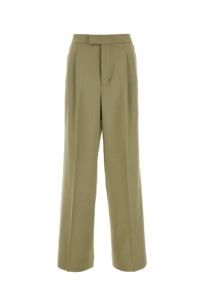 パンツ AMI PARIS BEIGE VISCOSE BLEND WIDE-LEG PANT AMI Ami Paris Wide-Leg Trousers In - BeyondStyle
