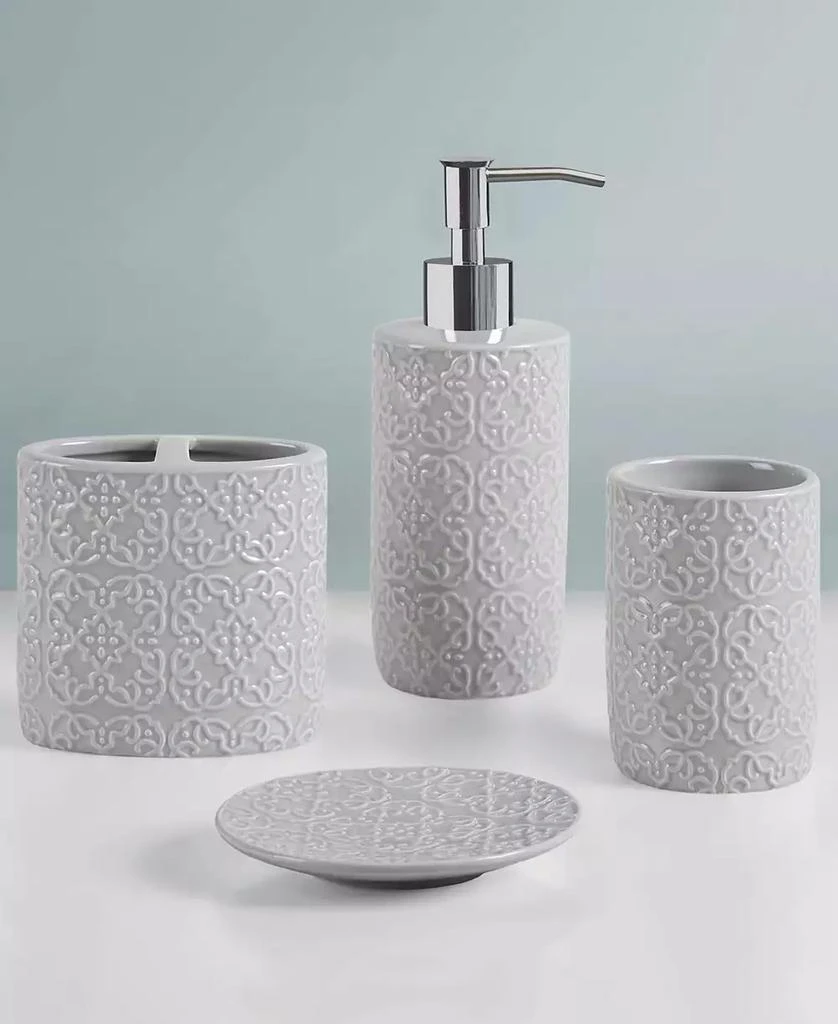 Martha Stewart Tara 4-Pc. Bath Accessory Set 1