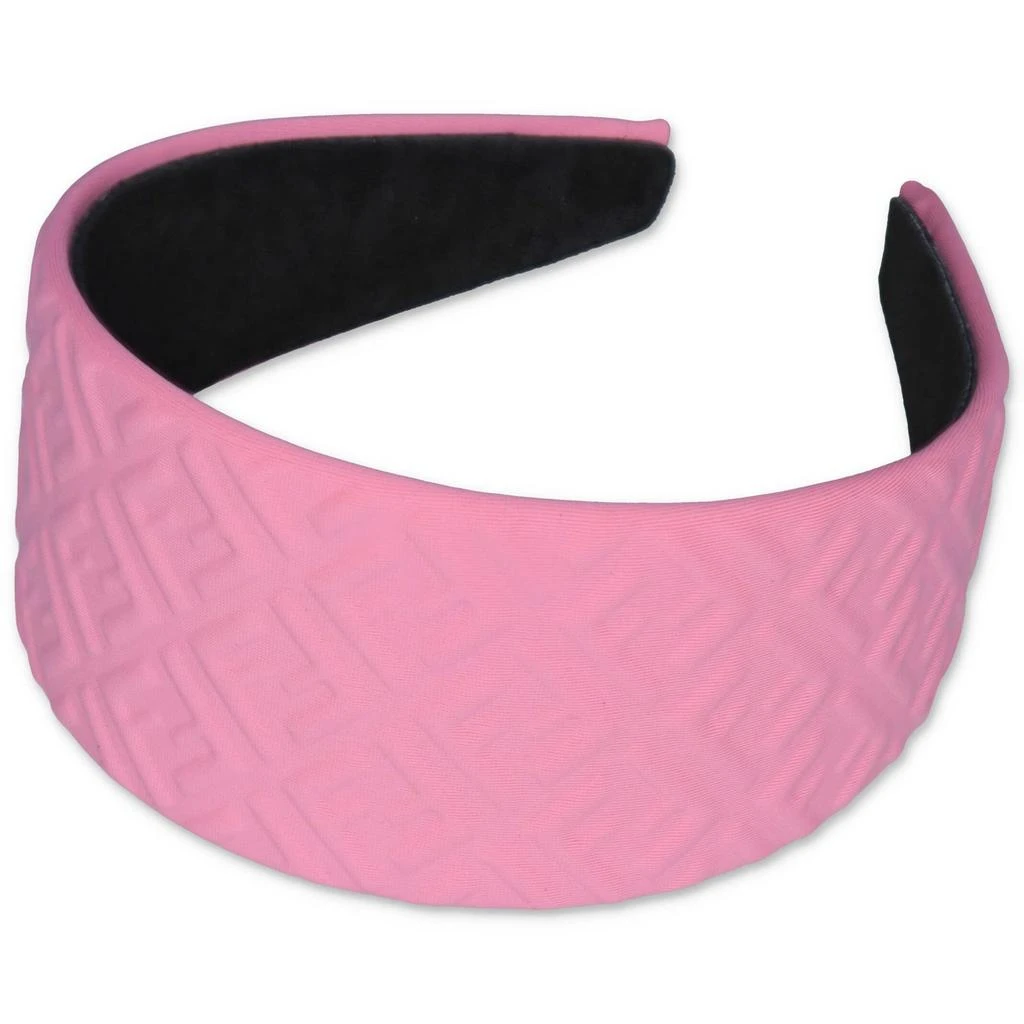 Fendi Fendi Kids FF Logo Embossed Headband 3