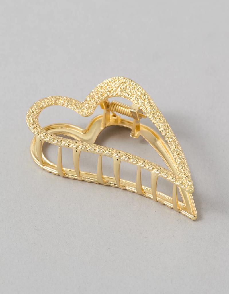 AE AE Embellished Heart Claw Clip