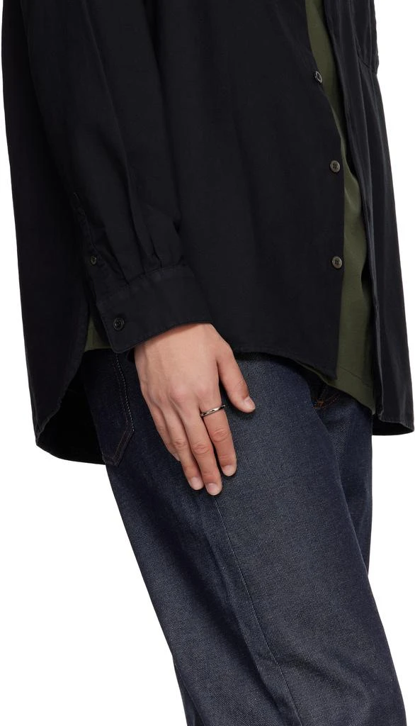 A.P.C. Silver Angle Ring 2