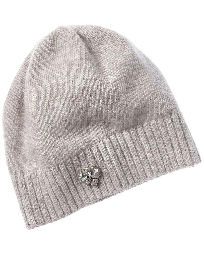 Portolano Light Gray Beret 100% Cashmere NWT PORTOLANO 100% Cashmere Grayish Beret and Gloves With  main image 2