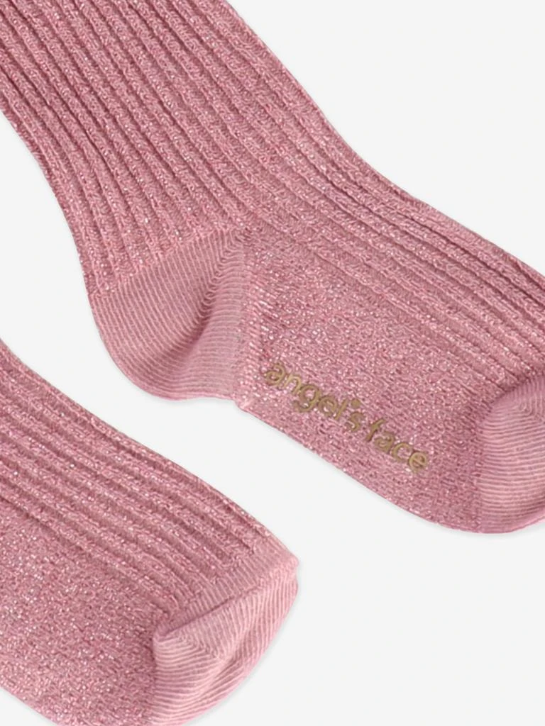 Angels Face Angels Face Girls Lucy Sparkle Socks in Pink 3