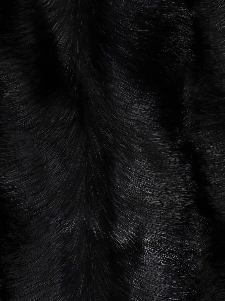 Burberry Burberry Hooded Wraparound Style Faux-Fur Scarf 3
