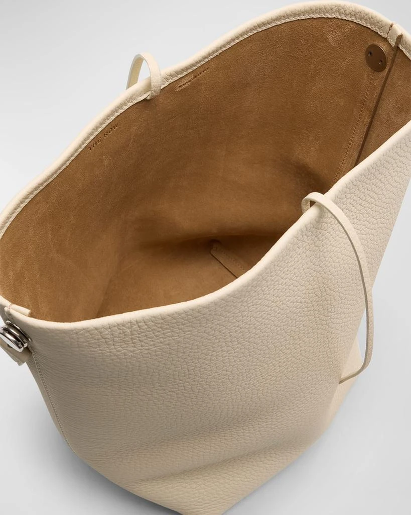 THE ROW Hook Medium N/S Tote Gold in Lux Grained Calfskin 4