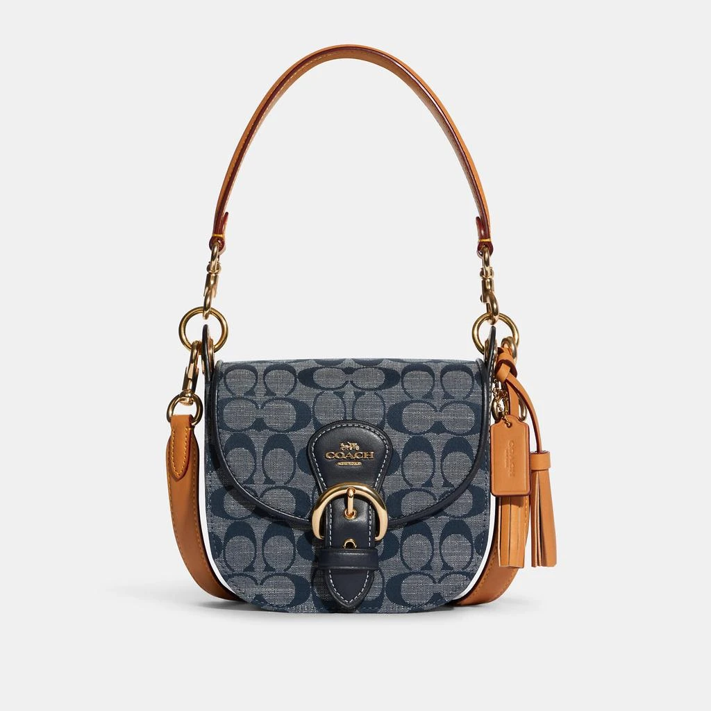Coach Coach Outlet Kleo Shoulder Bag 17 In Signature Chambray 1