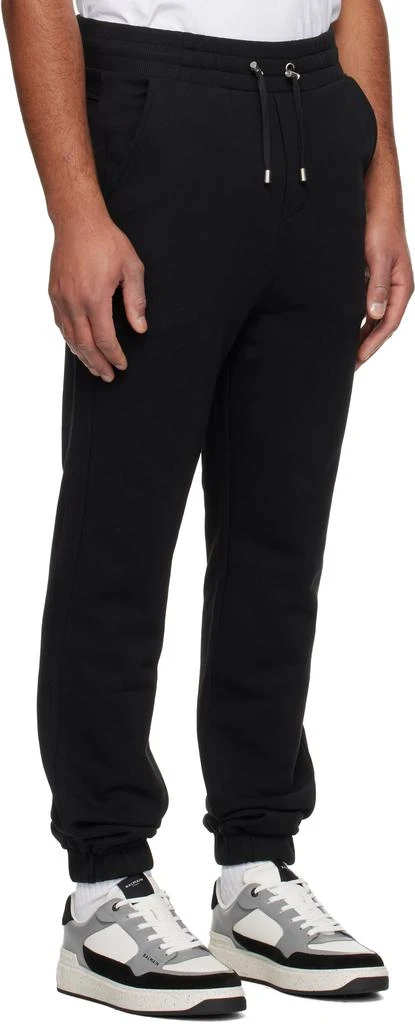 Balmain Black Small 
Balmain
 Stamp Sweatpants 2