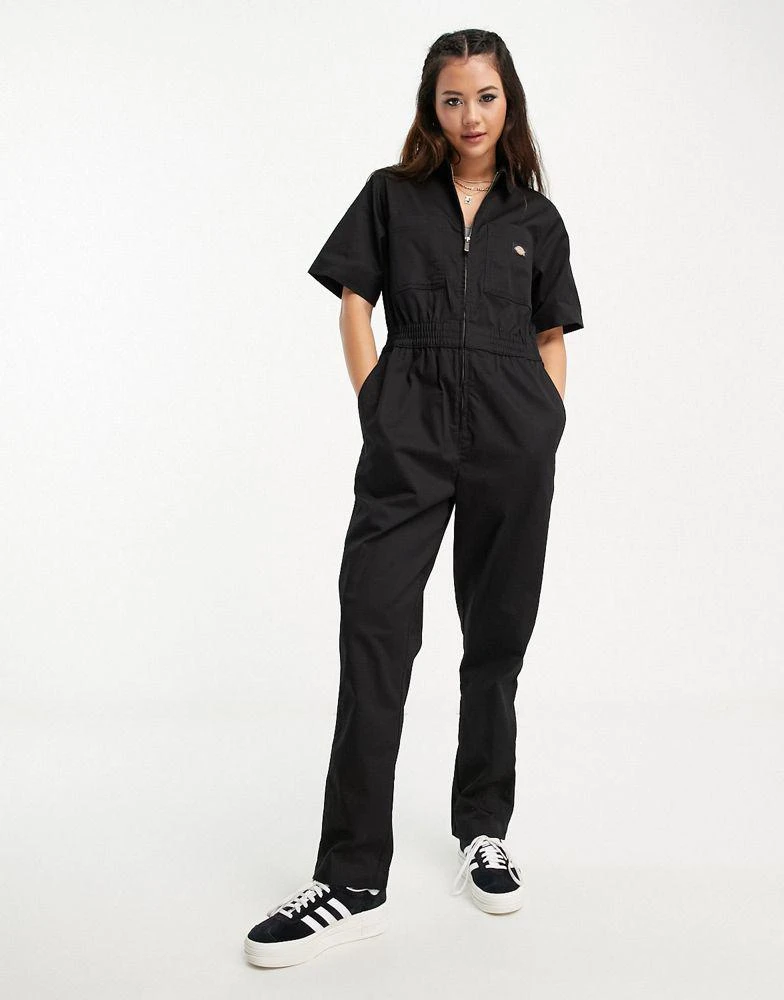 DICKIES Dickies vale coverall jumpsuit in black 1