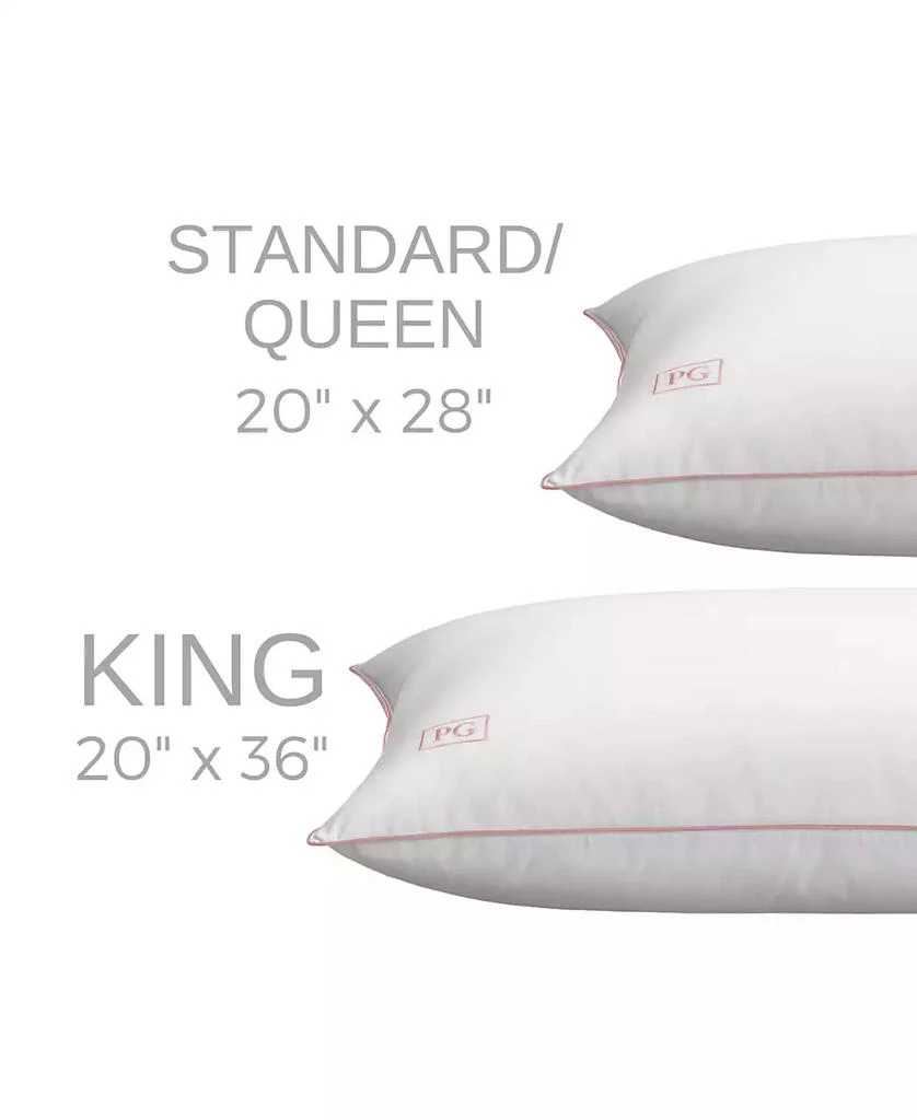 Pillow Gal White Goose Down Soft Density Stomach Sleeper 2-Pack Pillows, Standard/Queen 2