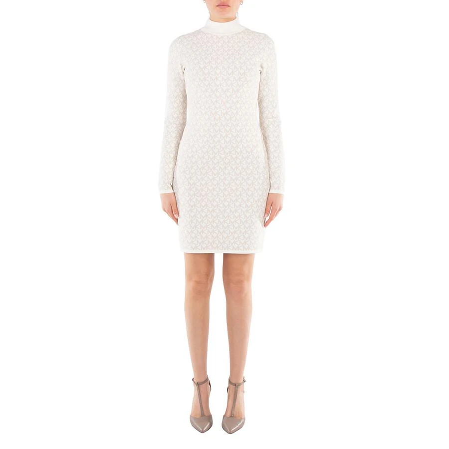 Shop Michael Kors Logo Jacquard Pattern Fitted Dress, Size X-Small on Sale  at BeyondStyle  Get 73% Off Michael Kors Logo Jacquard Pattern Fitted Dress,  Size X-Small with Limited-Time Flash Deals, Exclusive