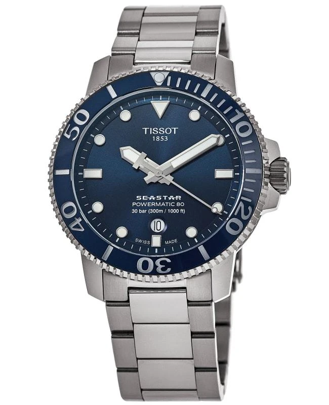 Tissot Tissot Seastar 1000 Automatic Blue Dial Stainless Steel Men's Watch T120.407.11.041.03 1