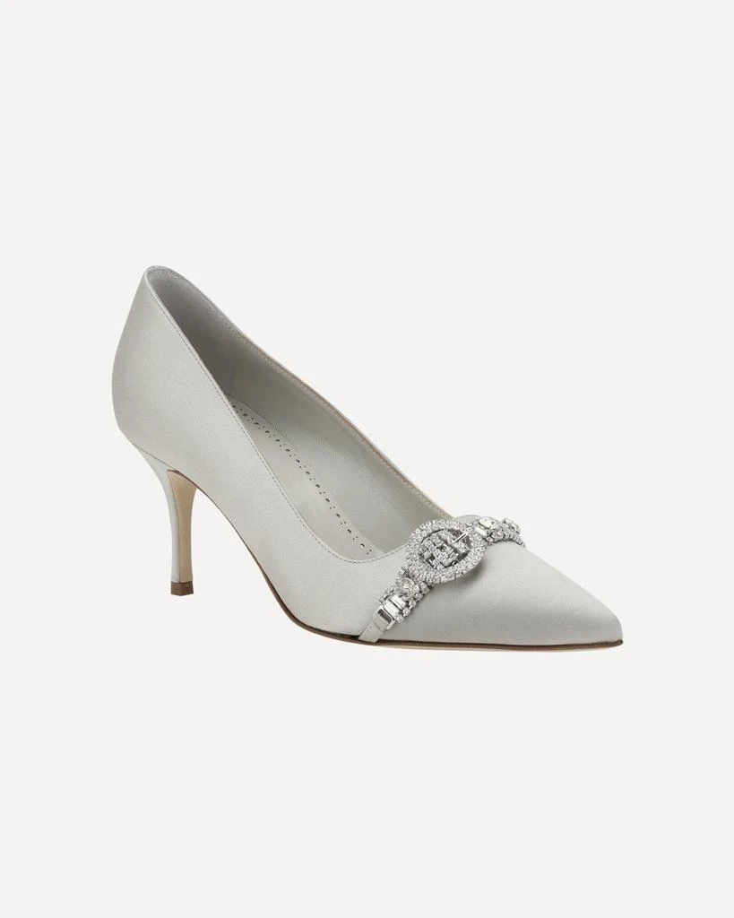 Manolo Blahnik Asapump Satin Pumps 4