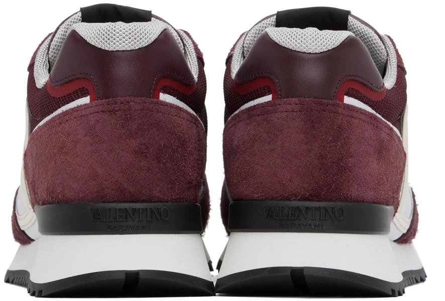 Valentino Burgundy VLogo Pace Sneakers 2
